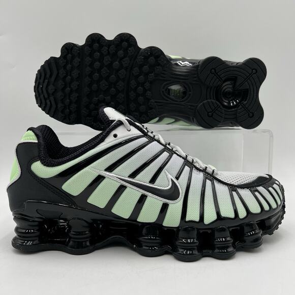 Mens Size 10 Nike Shox TL Vapor Green Photon Dust Black Sneakers AV3595 300 main image 5